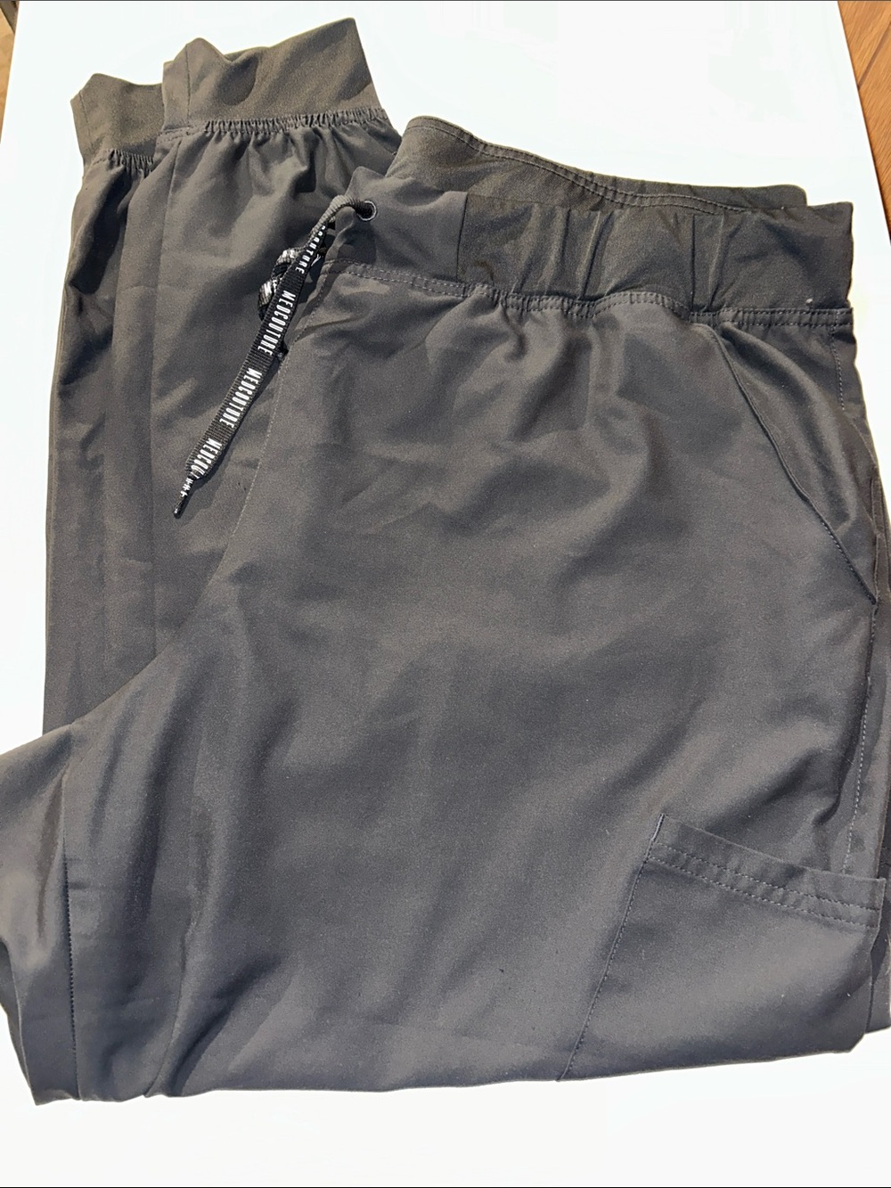 3/$25 Med Couture | Black Jogger Scrub Pants
